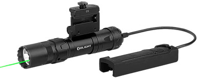Olight Odin GL Mini Rechargeable Tactical Weapon Light with Green Laser - 1000 Lumens, Black