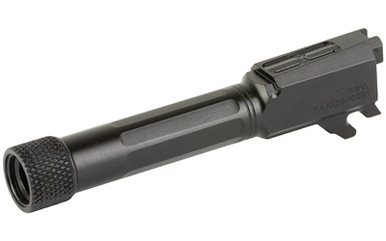 Faxon Firearms Match Series 1:10 Twist Barrel, 3.7" Long 9MM For Sig Sauer P365 Threaded 1/2x28 Straight Fluted Nitride Finish