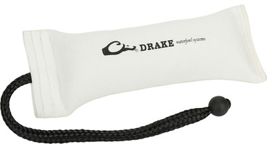 Drake Waterfowl GD3000WHT Firehose Bumper White Polyester 12" Large