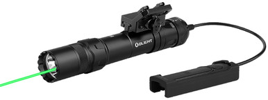 Olight Odin GL Rechargeable Tactical Weapon Light with Green Laser - 1500 Lumens, Black