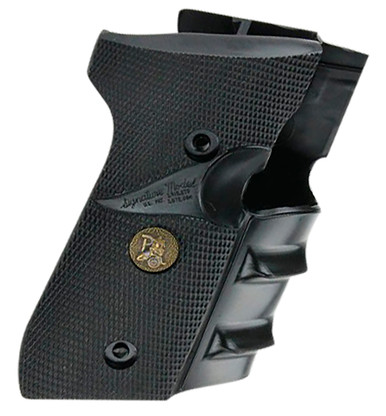 Pachmayr 02500 Signature Grip Wraparound Black Rubber with Backstrap & Finger Grooves for Beretta 92FS, 96FS
