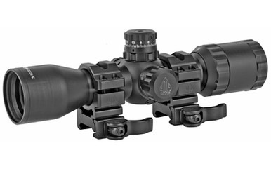 UTG BUG BUSTER 3-12X32 1" Scope - Side AO, Mil-dot Reticele, QD Rings