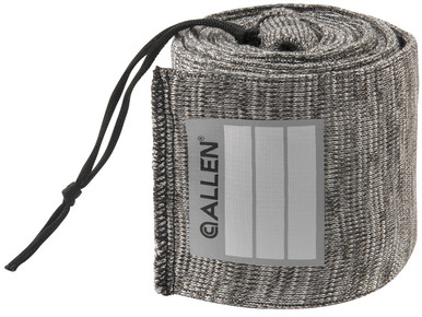 Allen 13169 Stretch Knit Gun Sock Gray Silicone-Treated Knit w/Custom ID Labeling Holds Muzzleloader 66"