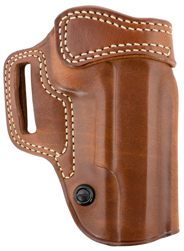Galco AV212R Avenger OWB Tan Leather Belt Slide Fits 1911 5"