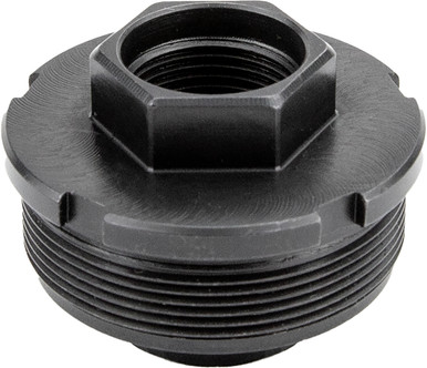 KGM Suppressors A-DTA-S-3M Direct Thread Adapter Fits 3/4"x24 Steel Nitride Black