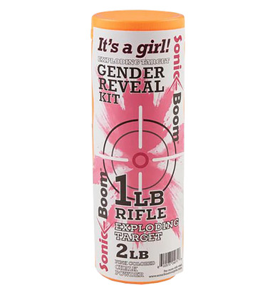 Sonic Boom Gender Reveal Kit - Girl