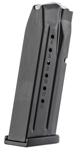 Smith & Wesson 3008590 M&P M2.0 Compact 15rd 9mm Magazine - Blued Steel
