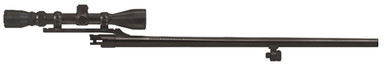 Mossberg 500 Rifled Slug Barrel 12 Gauge 24" Cantilever Mount 3-9x32 Scope Blued 92156