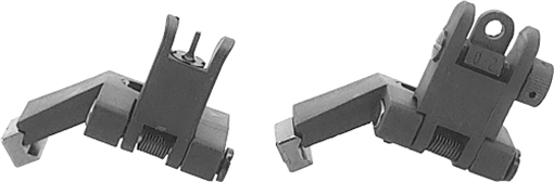 JE FLIP-UP FRONT AND REAR OFFSET POLYMER SIGHT SET BLACK TS-PS9B