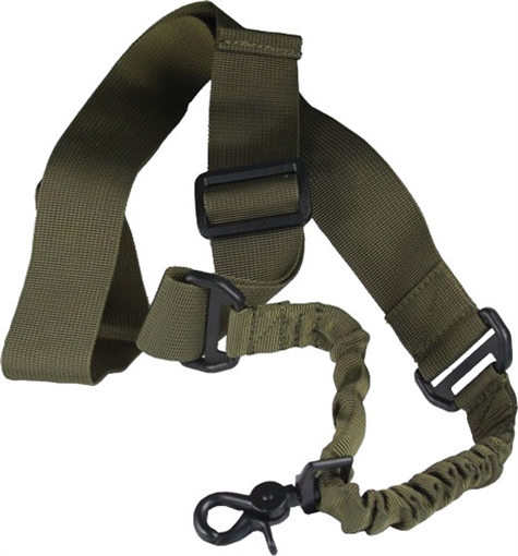 JE MACHINE TECH SLING 1 POINT BUNGEE GREEN TS-SL2G