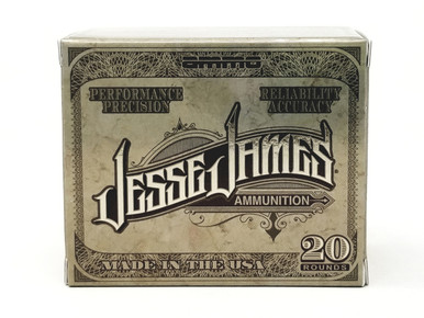 Jesse James 9mm Ammunition 9124JHP20 124 Grain Jacketed Hollow Point 20 Rounds
