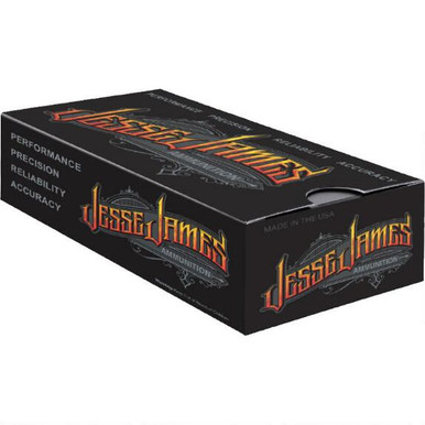 Jesse James 40 S&W Ammunition Black Label 40180HPJJ20 180 Grain Hollow Point 20 Rounds
