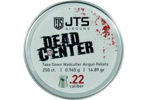 JTS PELLETS DEAD CENTER 22 WADCUTTER 14.89 GR 250CT JAC119
