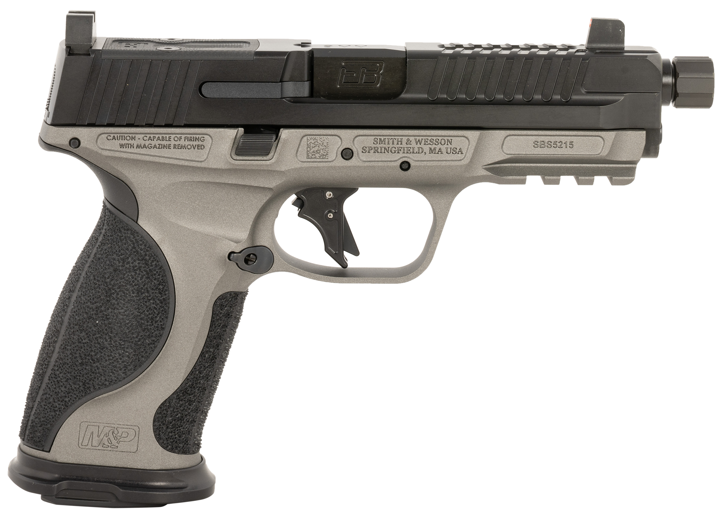 Ed Brown Fueled M&P Tactical Optic Ready Pistol MPFTACT, 9mm Luger, 4.75in, 17 Rds