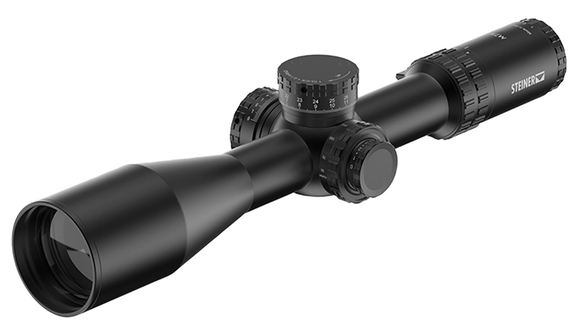 Steiner M7XI Rifle Scope 8719T3, 4-28x, 56mm Obj, 34mm Tube, Matte Black, Tremor T3 Reticle