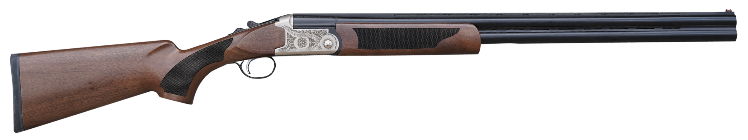Pointer Acrius Shotgun KAR28, 28 Gauge, 28", 2.75" Chmbr, Nickel Engraved Metal Finish, Turkish Walnut Stock
