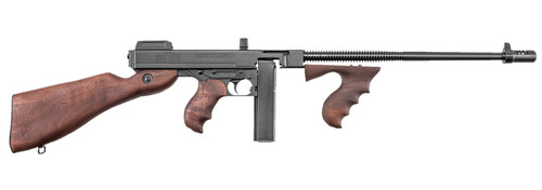 Thompson 1927A-1 Deluxe 45 ACP, 16.5" Barrel, American Walnut Furniture, Blued Rec, 20rd