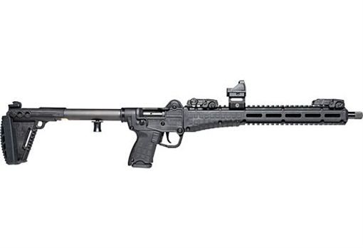 Kel-Tec Defender SUB2000 Gen 3 Rifle 9mm Luger 15rd Magazine(Glock Compatible) 16.15" Barrel Viridian RFX11 and MagPul Flip Sights SUB2K9GLKBLKD