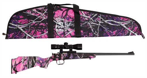 Keystone Keystone Crickett Package Rifle 22 LR 16 in. Muddy Girl with Scope RH KSA2160BSC