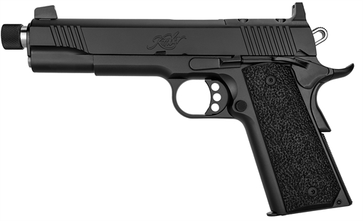 Kimber Mfg.,inc Custom LW OR TFS Full Size Frame 45 ACP 8+1 5.50" Black Black F/S Rubber Grip 3700810