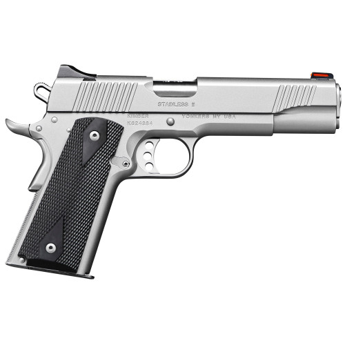 Kimber Stainless II 45 ACP, 5" Barrel, CA Compliant, Stainless Steel, 8rd