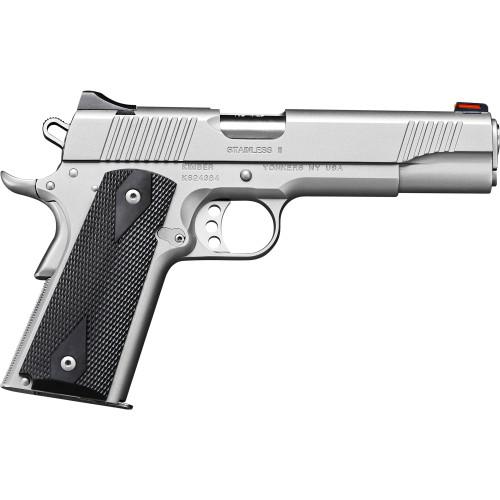 Kimber Stainless Target II 10mm, 5" Barrel, Silver, CA Compliant, 8rd