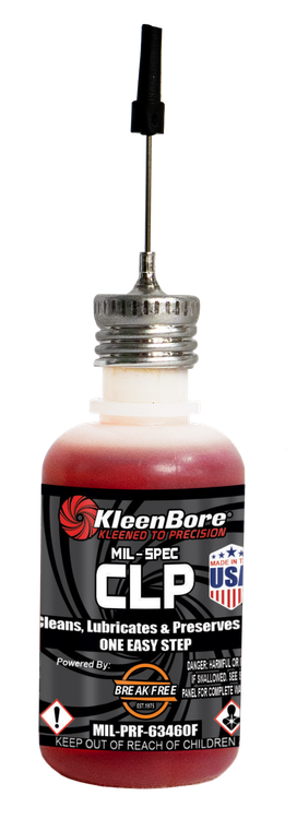 Kleen-Bore Mil-Spec CLP, Liquid, 1oz, Squeeze Bottle Needle Tip