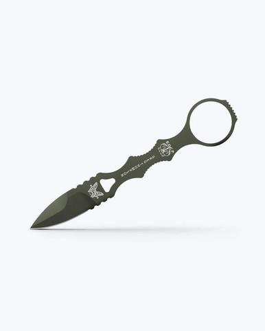 Benchmade Mini SOCP Dagger 2.22" 440C OD Green Steel Handle - 177GN
