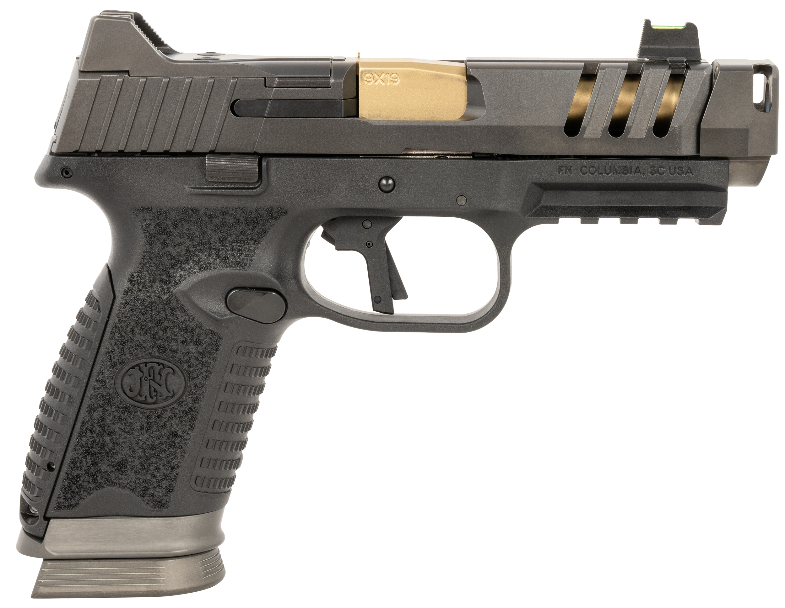 FN Herstal 509 CC Edge XL Optic Ready Pistol 66101715, 9mm Luger, 4.20in, Black Finish, 10 Rds