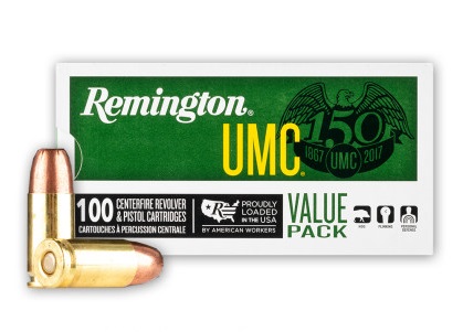 Remington UMC 9mm 115gr. FMJ 1145FPS 100rd Value Pack #L9MM1B