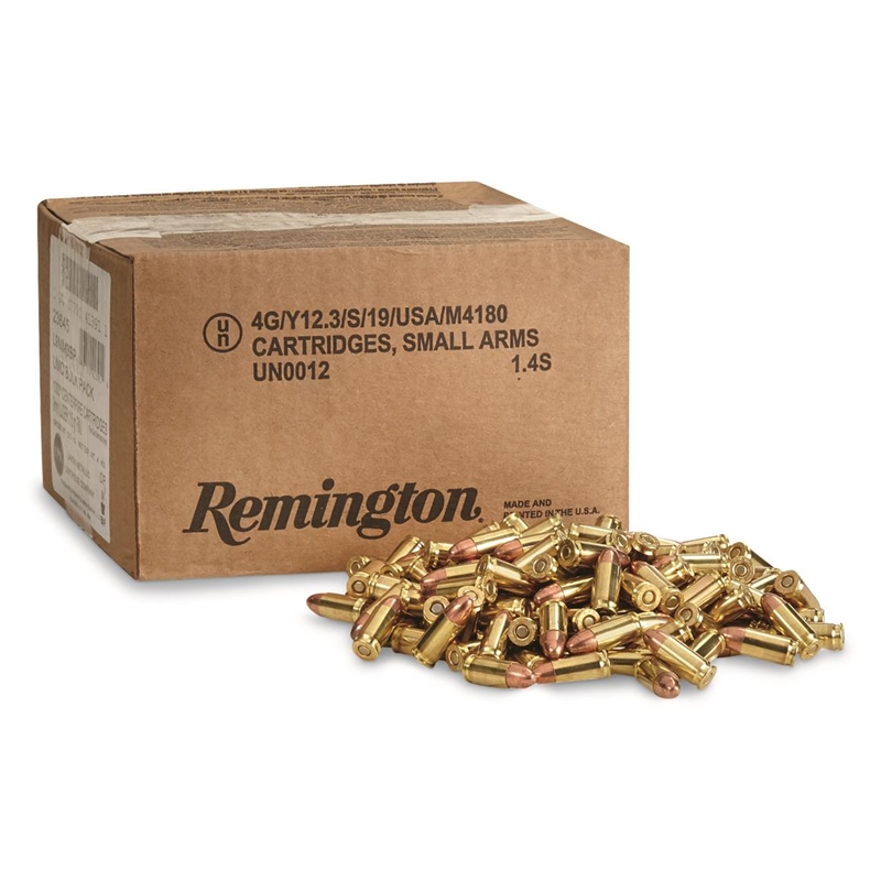 Remington UMC 9mm Luger 115gr. FMJ 1000rd Bulk Case #L9MM3BP