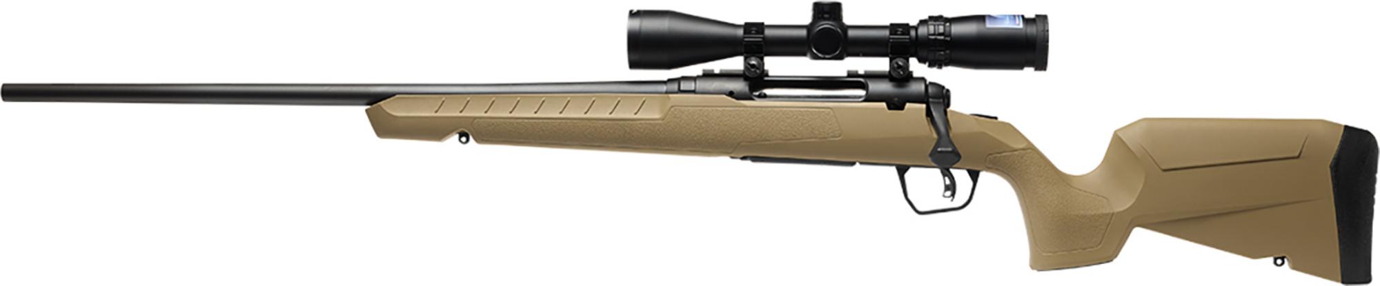 Savage Arms Axis 2 XP Compact Bolt Action Rifle 3224, 243 Win, 22", Left Hand, FDE Fixed Stock, 4 Rds