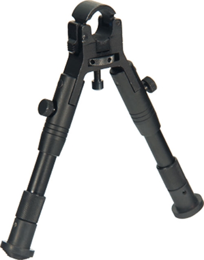 UTG BIPOD CLAMP ON CENTER HT 6.2"-6.7" W/RUBBER FOOT PADS TLBP18SA