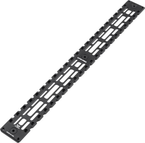 Leapers ARCA Rail 9 Slot M-LOK Matte Black Anodized Aluminum 14.20" Long M-LOK Mount TLUMA04