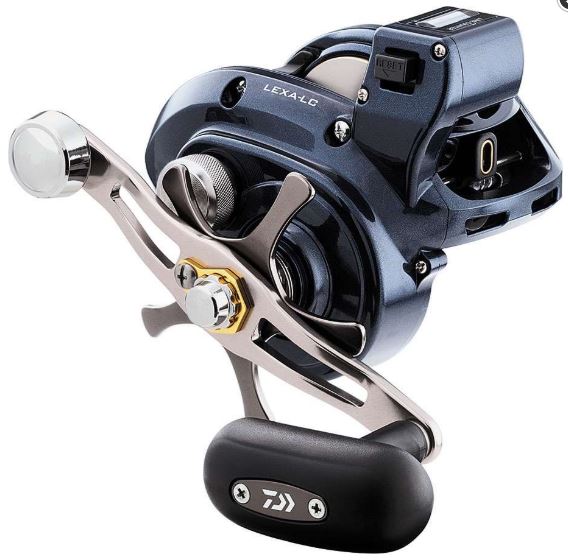 Daiwa LEXA 400 Line Counter LH Baitcasting Reel #LEXA-LC400PWRL-P