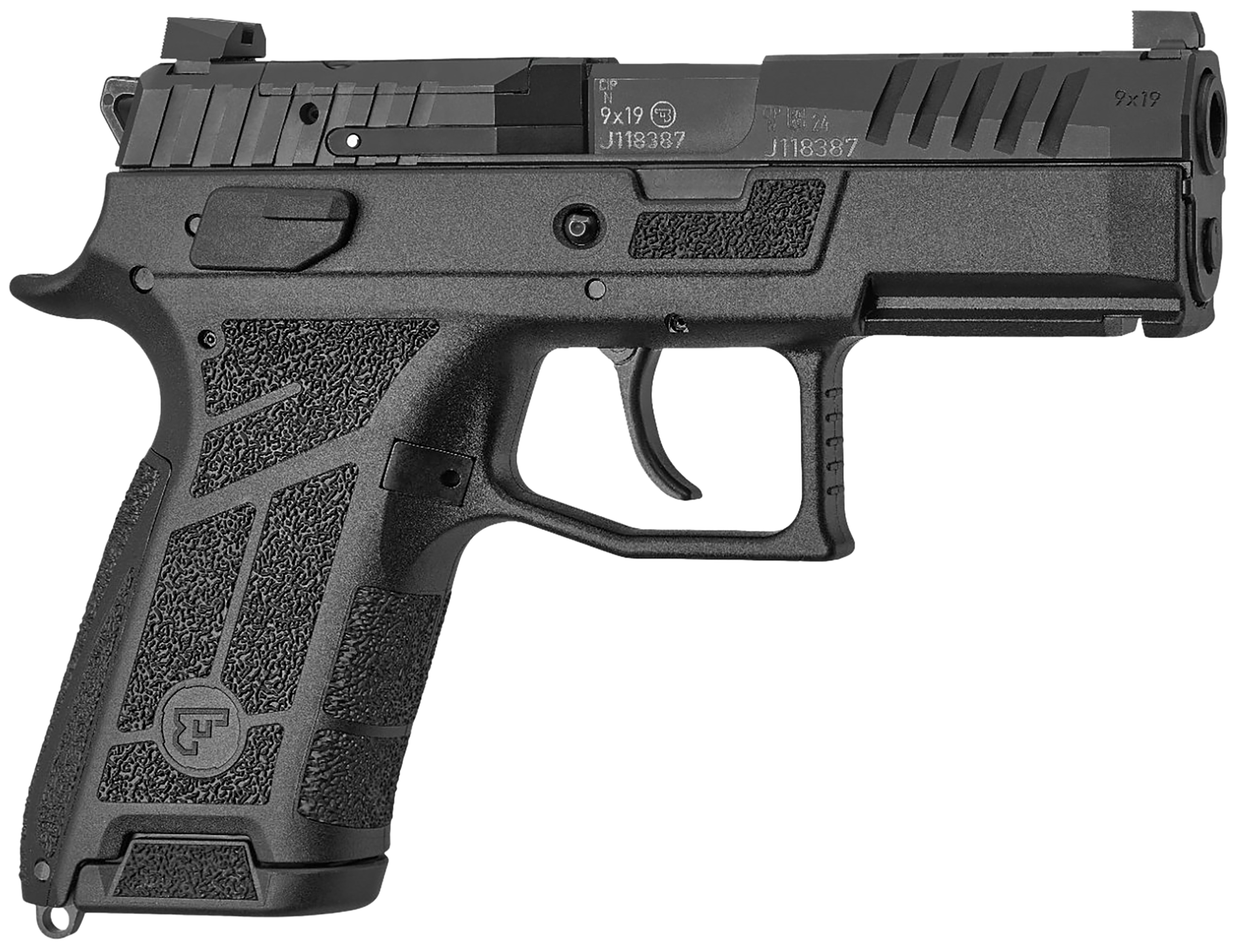 CZ-USA P09 Nocturne 01660, 9mm Luger, 3.74", Black Grips, Black Finish, 10 Rds