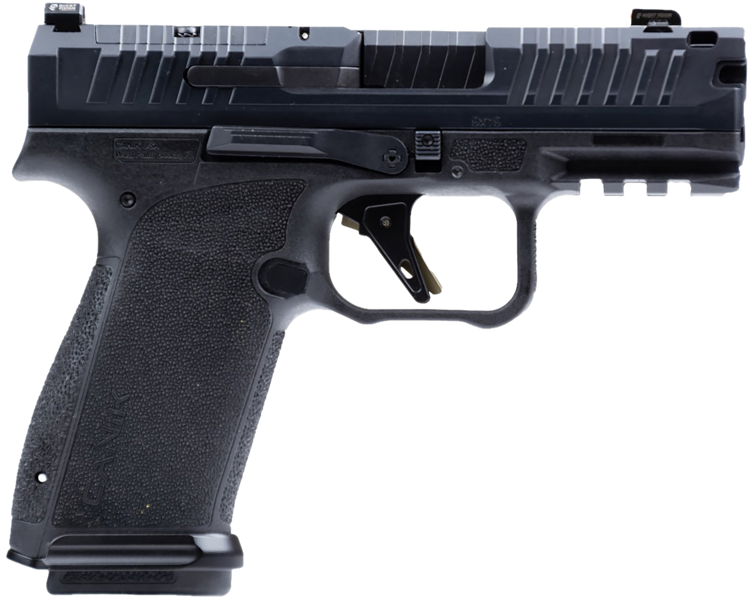 Century Mete MC9 Prime Optic Ready Pistol HG8329N, 9mm Luger, 3.64in, Black Finish, 10 Rds