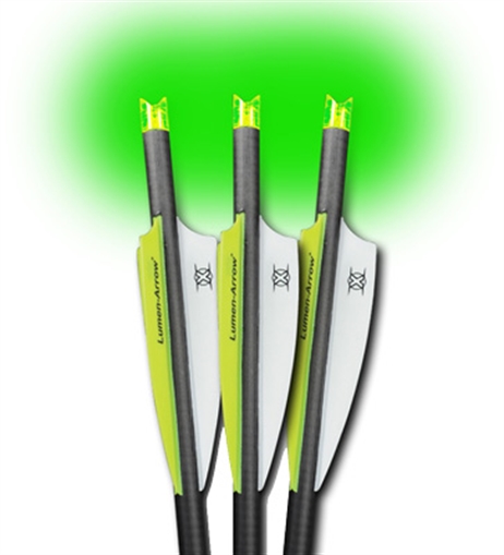 Lumenok Lumenok Carbon Crossbow Bolts 20 in. Green Moon Nocks 3 pk. BECC3G