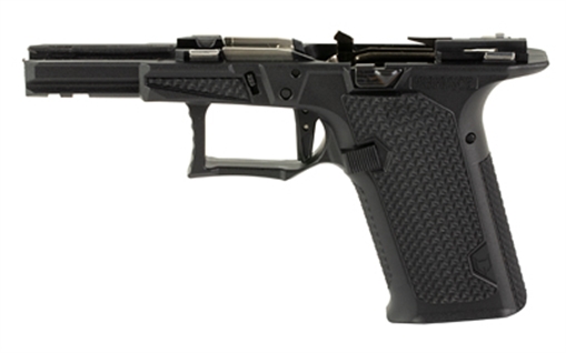 Lone Wolf Distributors Dusk19 Textured Frame, Built, Striker Fired, Semi-automatic, Compact, Fits 3rd and 4th Generation Glock 19 Slides, Matte Finish, Black, Integral Locking System LONELWD-CCS-BUILT-BLK