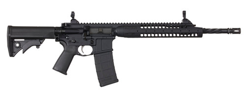 LWRC IC-A5 223 Remington/5.56x45mm, 16.1" Threaded Barrel, Black Cerakote, Moduar Rail System, 30rd