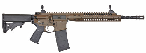 LWRC ICA5 5.56x45mm, 14.7" Pinned & Threaded Barrel, Flat Dark Earth, Picatinny Rail, 30rd