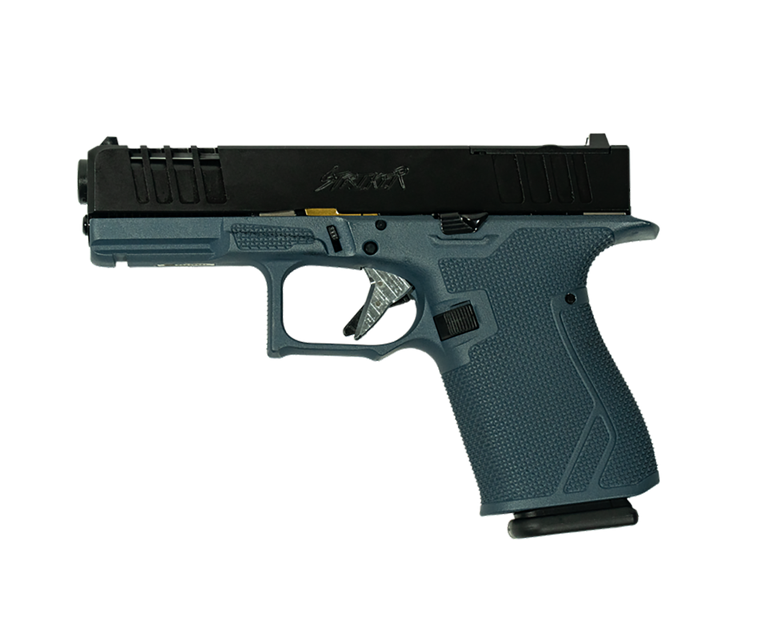 Great Lakes Striker Pistol GL19BLU, 9mm Luger, 4in, Blue Titanium Cerakote Finish, 15 Rds