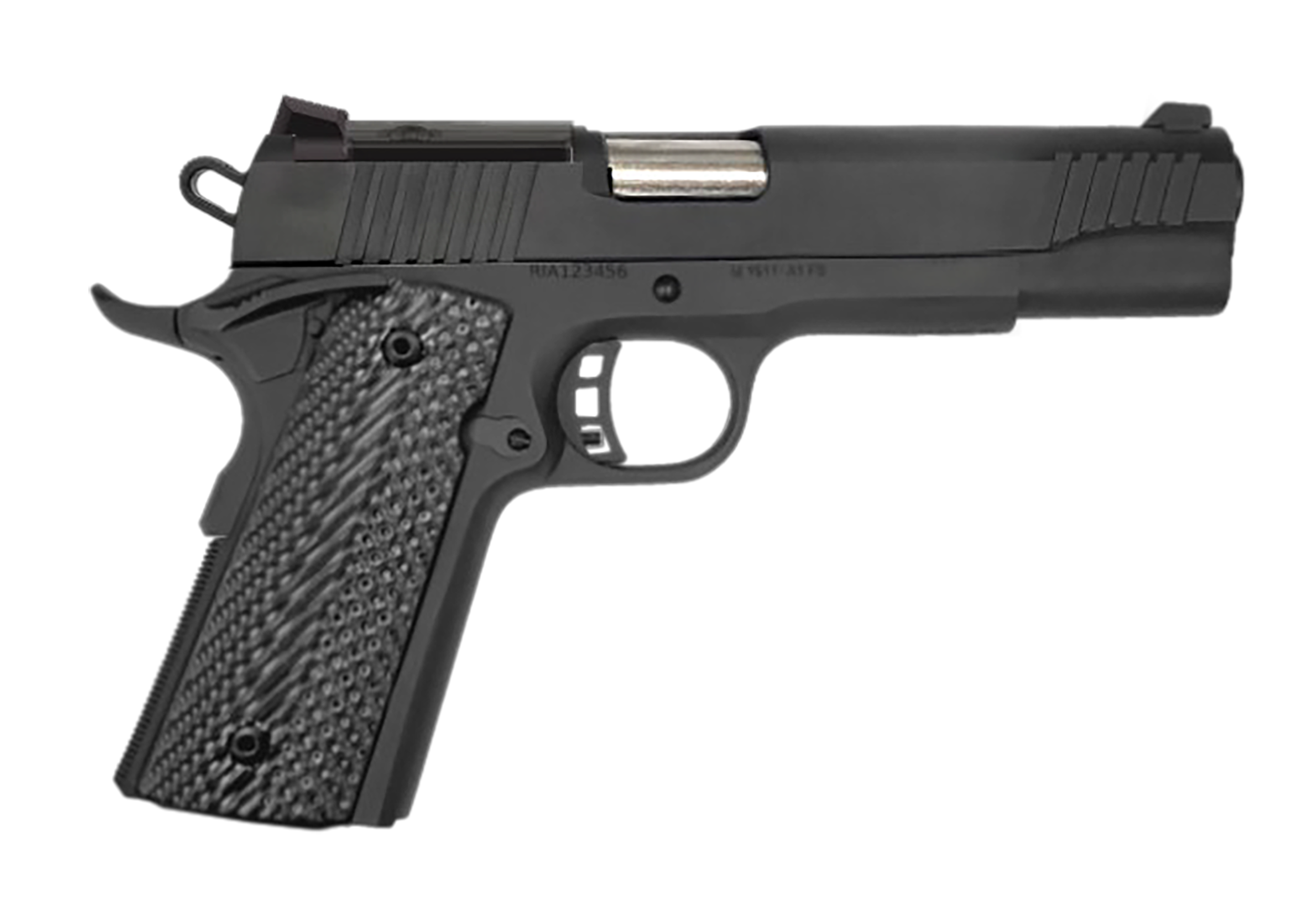 Rock Island Armory GI GI Optic Ready Pistol 57180, 10mm Auto, 5in, Black Rubber Grips, Matte Black Finish, 8 Rds