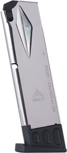 MEC-GAR MAGAZINE TAURUS PT100/101 40SW 10RD NICKEL MGPT4010N