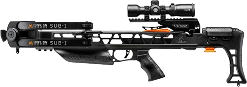 MISSION ARCHERY CROSSBOW SUB-1 PACKAGE 385FPS BLACK XK031