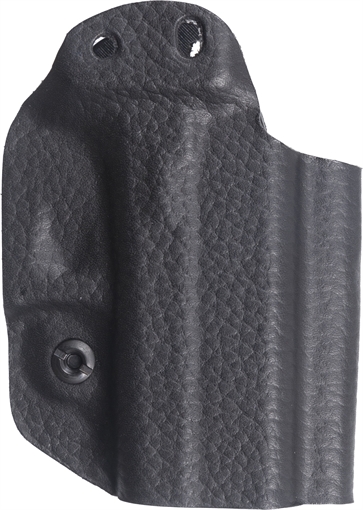Mission First Tactical Leather Hybrid IWB/OWB Holster for Glock 43/43x Black Ambi H3-GL-3-BLK2