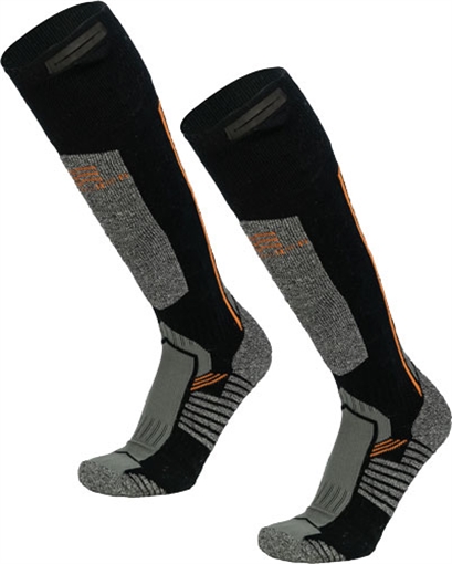 MOBILE WARMING MEN'S PRO MERINO HEATED SOCKS GRAY XLRG MWUS22220523