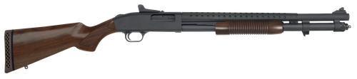 Mossberg 590A1 Retrograde 12 Ga, 3" Chamber 20" Barrel, Black Rec, Walnut Furniture, 8rd