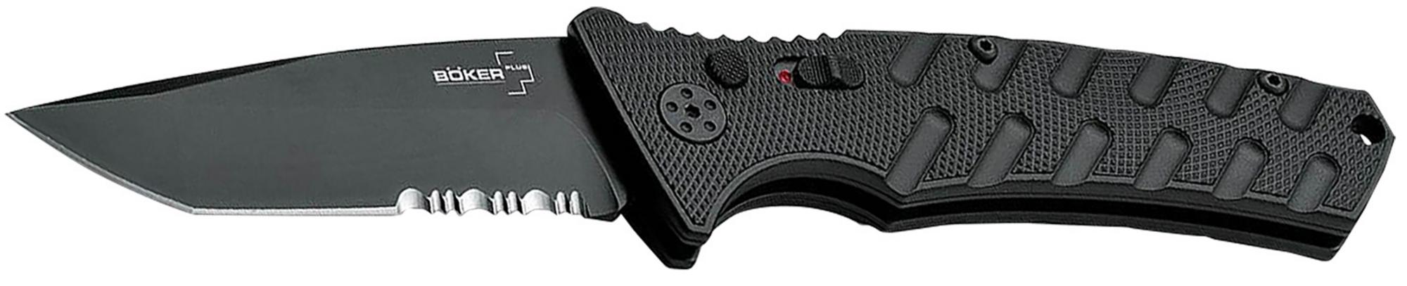 Boker Plus Strike Auto Tanto Pocket Knife (01BO458)