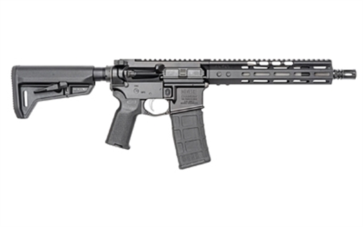 Noveske Chainsaw, Semi-automatic, SBR, 300 Blackout, 10.5" Barrel, A2 Flash Hider, Anodized Finish, Black, Magpul MOE-K2 Grip, Magpul SL Stock, Free Float M-LOK Handguard, ALG Trigger, Radian Raptor LT Charging Handle, 30 Rounds, 1 Magpul PMAG 300BLK Magaz